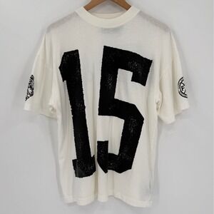 Darc Sport Wolves 15 White Graphic Tee Limited 930/2000 Unisex Size Medium